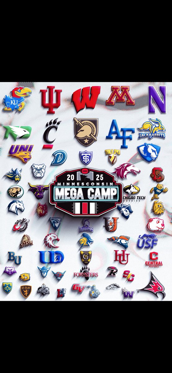 Anthony Brown (@anthonybj2026) on Twitter photo Glad to announce I will be attending the River Falls Mega Camp June 18th! I am looking forward to learning new things and connecting with some coaches 🔥
<a href="/Coach_LytUMD/">Jake Lytton</a> <a href="/CoachKMivo/">Ivory Kelly-Martin</a> <a href="/UNI_CoachSmith/">Coach Al Smith</a> <a href="/UST_Football/">St. Thomas Football</a> <a href="/CoachJCase/">Jaxon Case</a> <a href="/DevinVouk/">Devin Vouk</a> <a href="/MJ_NFLDraft/">Mark Johnson</a> <a href="/PrepRedzoneWI/">Prep Redzone Wisconsin</a> <a href="/UWRFFalcons/">UW-River Falls Athletics</a> Glad to announce I will be attending the River Falls Mega Camp June 18th! I am looking forward to learning new things and connecting with some coaches 🔥
<a href="/Coach_LytUMD/">Jake Lytton</a> <a href="/CoachKMivo/">Ivory Kelly-Martin</a> <a href="/UNI_CoachSmith/">Coach Al Smith</a> <a href="/UST_Football/">St. Thomas Football</a> <a href="/CoachJCase/">Jaxon Case</a> <a href="/DevinVouk/">Devin Vouk</a> <a href="/MJ_NFLDraft/">Mark Johnson</a> <a href="/PrepRedzoneWI/">Prep Redzone Wisconsin</a> <a href="/UWRFFalcons/">UW-River Falls Athletics</a>