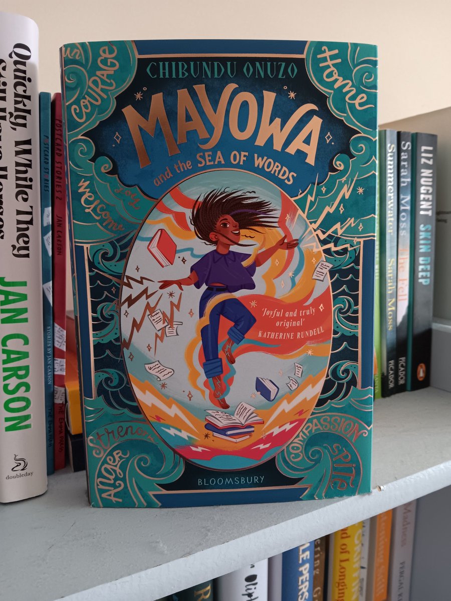 NeillWalker1's tweet image. " He's not a refugee, he's a person who needs refuge".
I won't forget that sentence, brilliantly reframing perspective to see a person, not a label.
Mayowa & The Sea of Words by Chibundu Onozu, the Waterstones Children's Book of the Month for June.