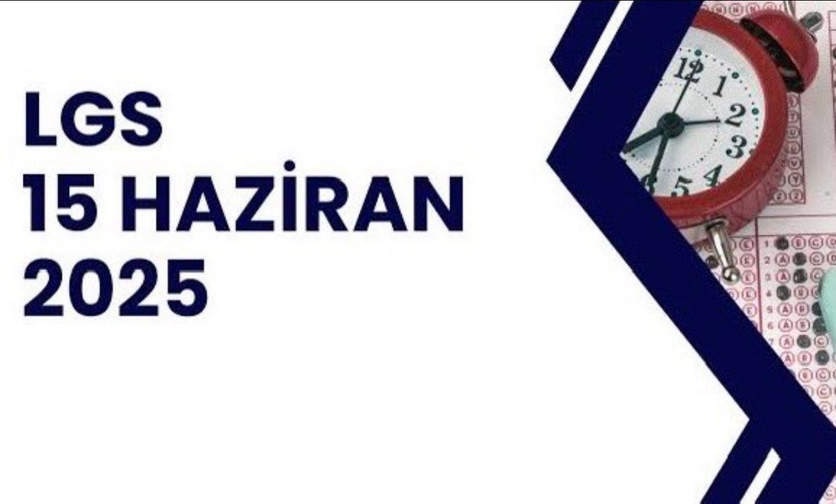 📚 Büyük emekler, uykusuz geceler ve bitmeyen çalışmaların karşılığını alma zamanı ⏳
LGS’ye girecek tüm öğrencilere gönülden başarılar diliyorum! 💪

Unutmayın, bu sadece bir sınav… Hayatın tamamı değil.

En önemlisi: sağlık, mutluluk ve kendinize olan inancınız! 🌟

#LGS2025