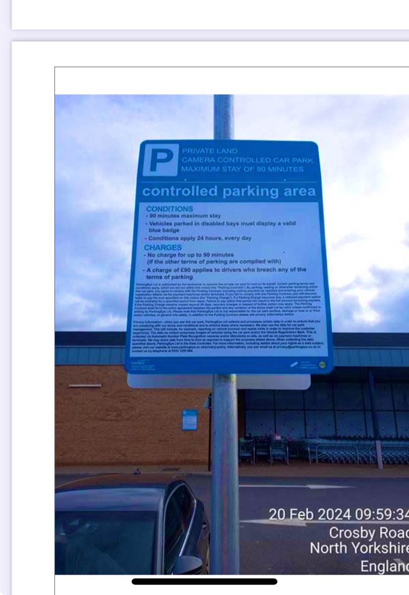 <a href="/LidlGB/">@LidlGB</a> <a href="/ParkingEyeLTD/">ParkingEye Ltd</a> I know who the 
Real Owners are of the Treadmill Car Park &amp;  I’m awaiting for them to own up &amp; do the right thing for the Community of Northallerton &amp; anybody else who has visited the #TreadmillCarPark 
The owners cannot hide any longer confess to your Fraudulent parking charges