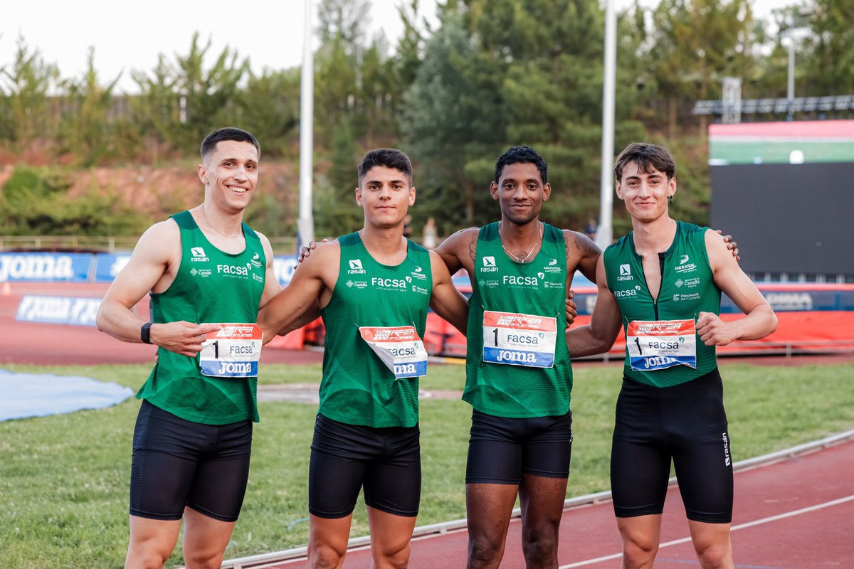 Un potente 4x100 se impone en la final de la división de honor 💚

39.49 para vencer de forma clara

📸 <a href="/atletismoRFEA/">atletismoRFEA</a>