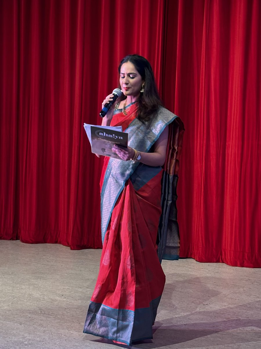 Honoured to present awards to some incredibly talented young performers. Their dedication, discipline &amp; passion were clear in every performance.

Huge congratulations to Jiji Rajagopal, Anoop Menon, and the whole Ahalya Dance Academy team for making this event such a success 👏🏽