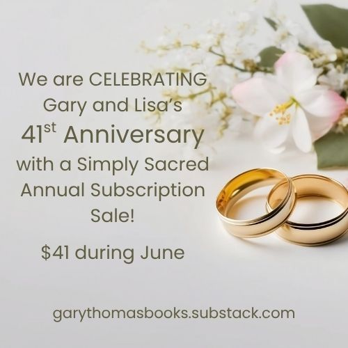 Click for info! garythomasbooks.substack.com

#garythomas #garythomasbooks #authorgarythomas #substack #simplysacred #marriage #parenting #relationships #spiritualformation