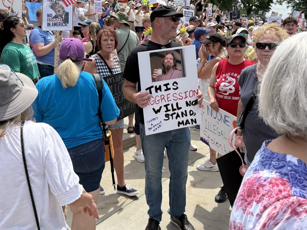 Des Moines Iowa, NO KINGS PROTEST!!!