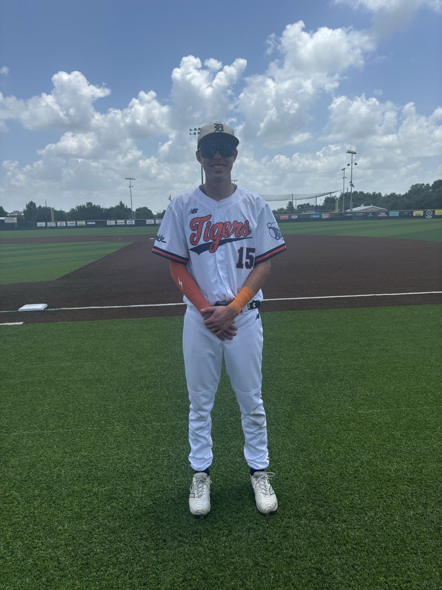 FiveToolTexas's tweet photo. F: @DTigerBaseball Cecil 2026 12, West Texas Hooks 2 
PoG: @HiebschTitan 2-2, 3B, 3 RBI, BB 
Notable: @MorganS_2 2-3, RBI https://t.co/w29CKJ07ln