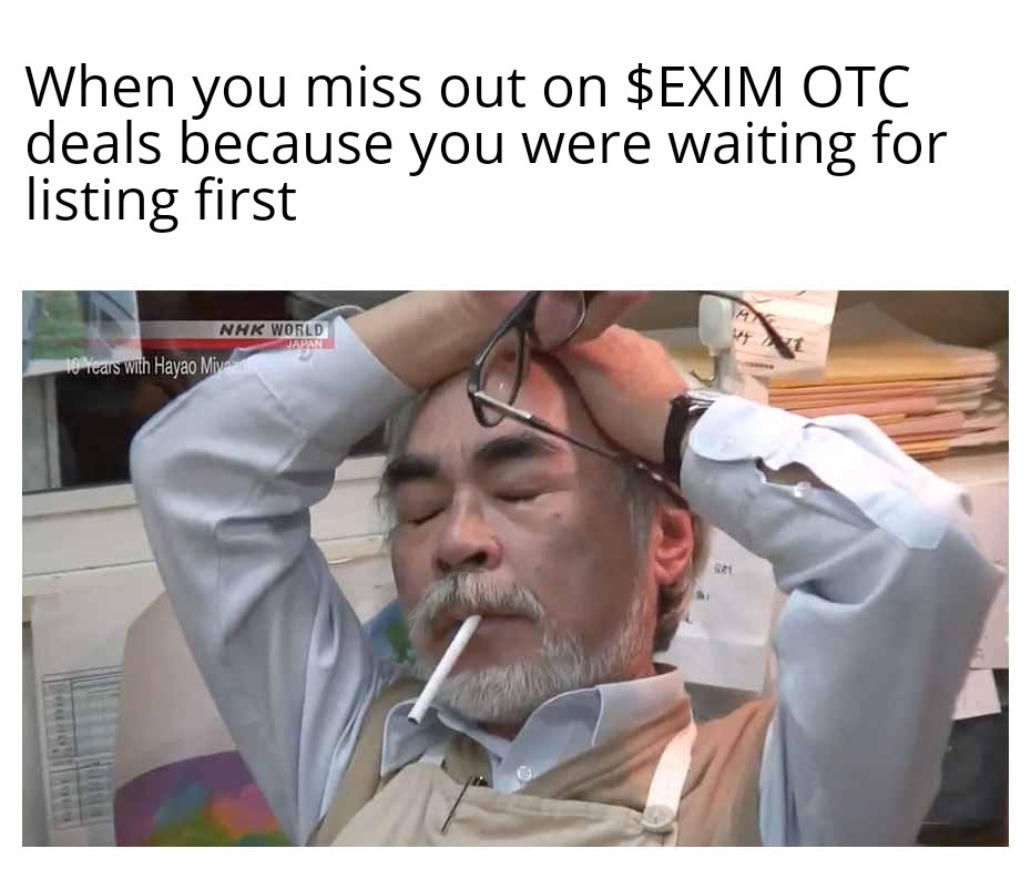 Don't miss out on a potential 2.5-5x. Get in on the $EXIM OTC deal today