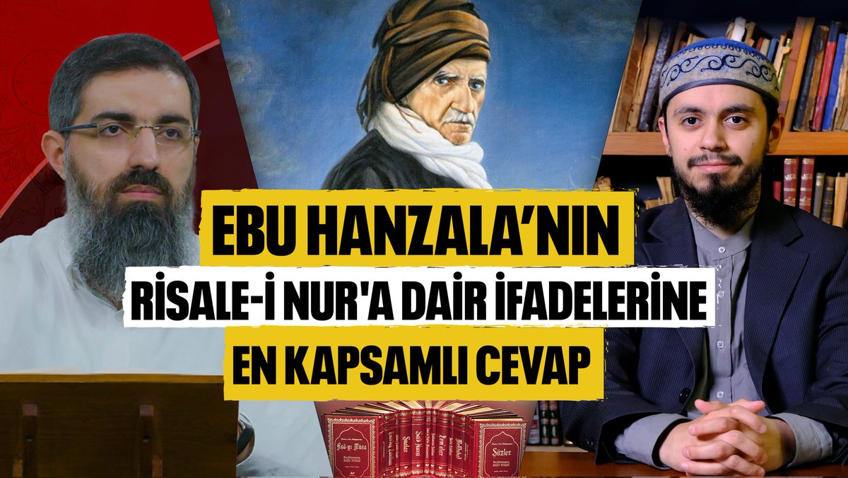 EBU HANZALA'NIN RİSALE-İ NUR'A DAİR İFADELERİNE EN KAPSAMLI CEVAP
⬇️⬇️⬇️⬇️⬇️⬇️⬇️⬇️
youtu.be/FSV3E4jv1oE?si…