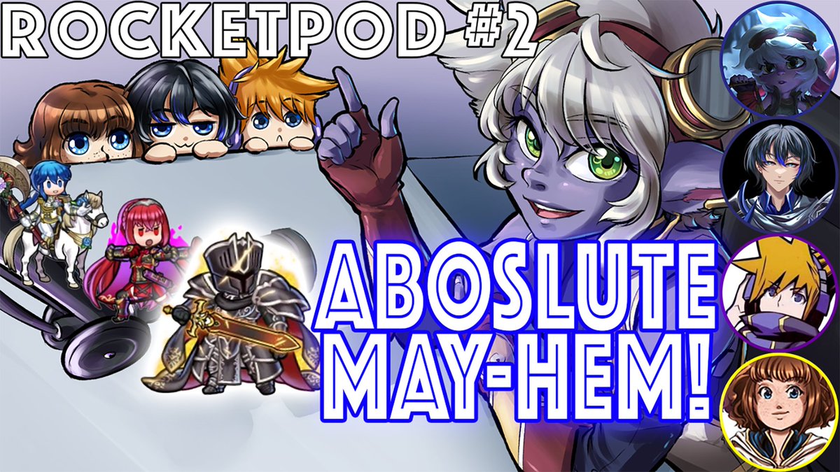 2nd episode of our FEH podcast, RocketPod, is out now!
Thank you to <a href="/SatachiFEH/">Satachi VTuber🩸</a>,<a href="/ENEMii_IRL/">ENEMii</a>, and <a href="/kenmei_slg/">Kenmei SLG 🏳️‍🌈 Commission Opened \o/</a> for joining me on this crazy episode!
Also please enjoy this lovely thumbnail I commissioned from KenMei❤️
youtu.be/5mVhvBARdAc