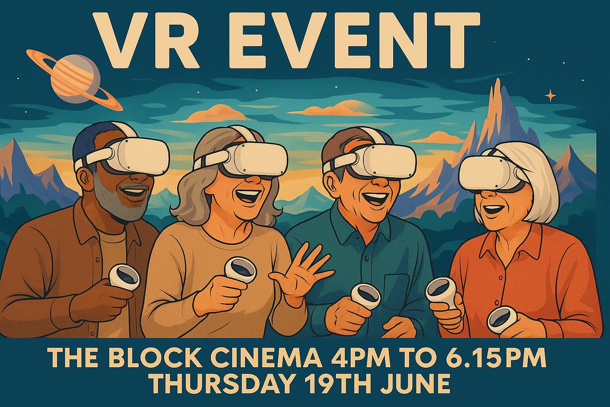 🎬 FREE VR EXPERIENCE with your Apocalypse Now ticket!
Join us before the 6.30PM screening on 19th June at The Block Cinema for an unforgettable journey into Virtual Reality.
👨‍✈️ Fly a Lancaster bomber over Nazi-occupied Europe
🎻 Immerse yourself in The Lark Ascending concert
🧀