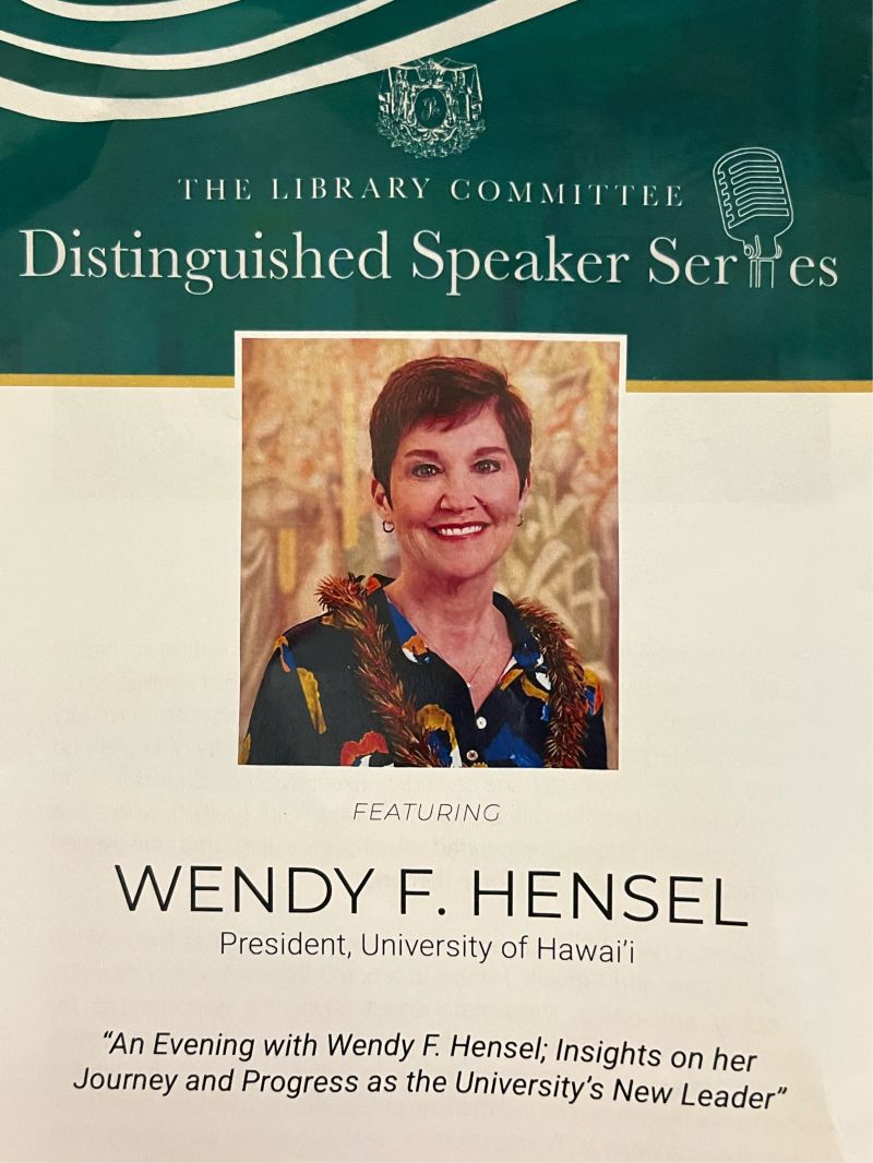 Honored to speak with The Pacific Club this week as part of their Distinguished Speakers Series. I love how deeply our community engages with and supports the entire University of Hawaii System. Mahalo to everyone who came out to hear our vision for the future and share feedback!