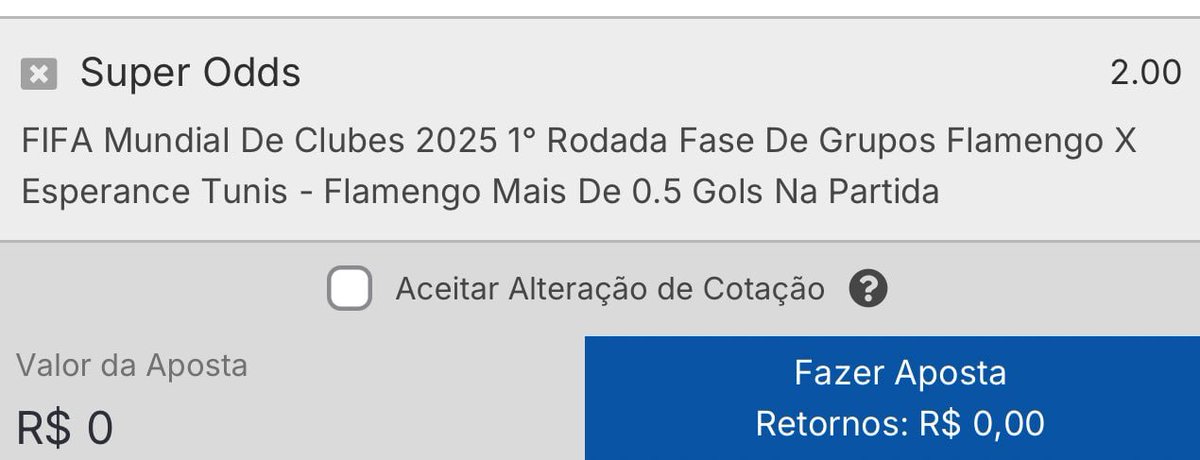 Piter_Lucca's tweet photo. 🔥 Flamengo marcar 1 gol!
💥 É ISSO! Só precisa de 1 mísero gol... e ODD 2.00 🔥

⚠️ LIMITE DE 10 REAIS!
Não vai durar... ACABA A QUALQUER MOMENTO!

🔞 Jogue com responsabilidade. https://t.co/1OPuqffFwy