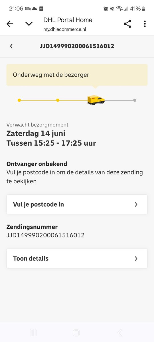 Tsja lekker bezig <a href="/DHLPaket/">DHL Paket</a> jullie kunnen beter stoppen met dit soort berichten. Duurt Heel Lang 🤪