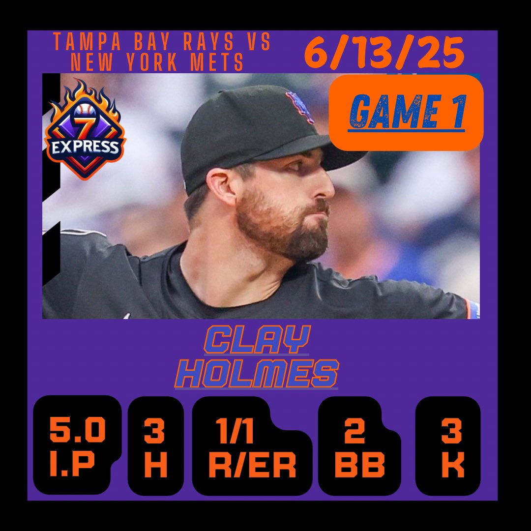 The Mets dropped a tough one last night in game 1 against the Rays. 

Had a 5-1 lead going into the 6th inning &amp; then Tampa took the lead, scoring 6 straight runs thanks to Paul Blackburn &amp; Max Kranick. 

Today, the Mets look to bounce back with Tylor Megill on the bump &amp; make