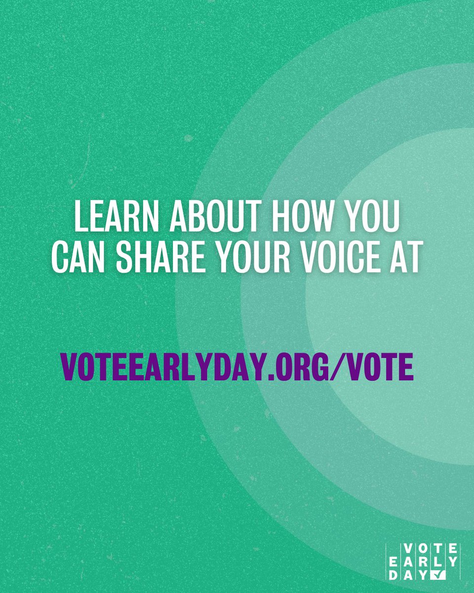 #NewYork Voters - you can now #voteearly for your state's Partisan Primary Election! 🗳️ ⁠ 

Learn more about how you can vote early by visiting voteearlyday.org/vote! 🔗

#elections #voting #NYC #NY #primaryelection #civicengagement #earlyvoting