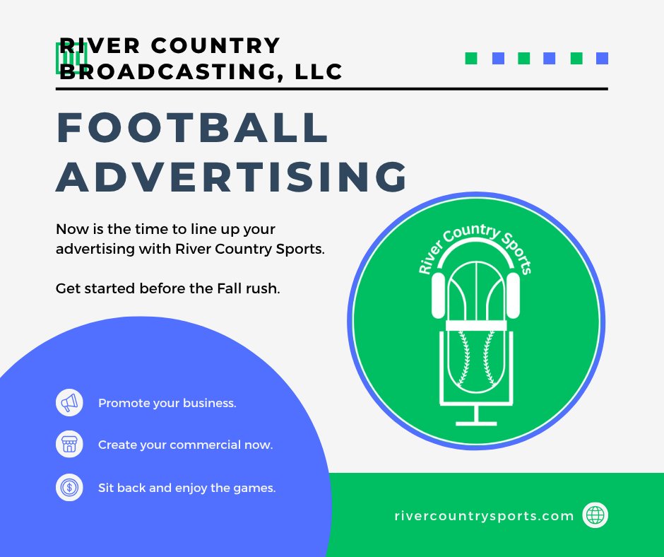 RCSBroadcasting's tweet photo. Now is a great time to get your advertising ready for football season. Our video production crew is standing by ready to produce your newest commercial. Contact us this week to get ahead of the game. 

https://t.co/BfIh3zdjH2 https://t.co/b6HTDBOFxY