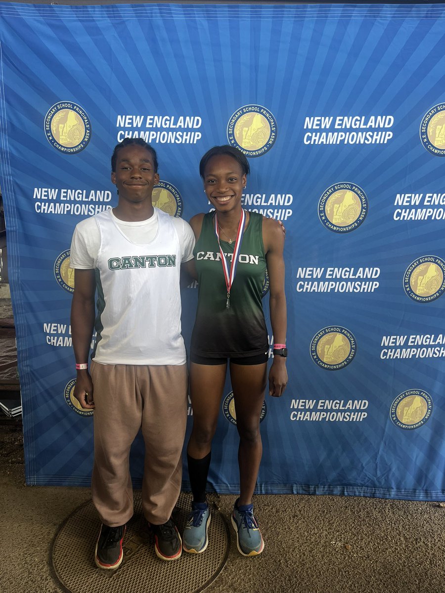 Kareem Chaplin also had a great day at New Englands, finishing 16th overall! He leaves CHS as the school record holder in the event, and as part of 3 school record relays! 

We will miss his hard work and example but can’t wait to cheer him on at the next level at Curry College!