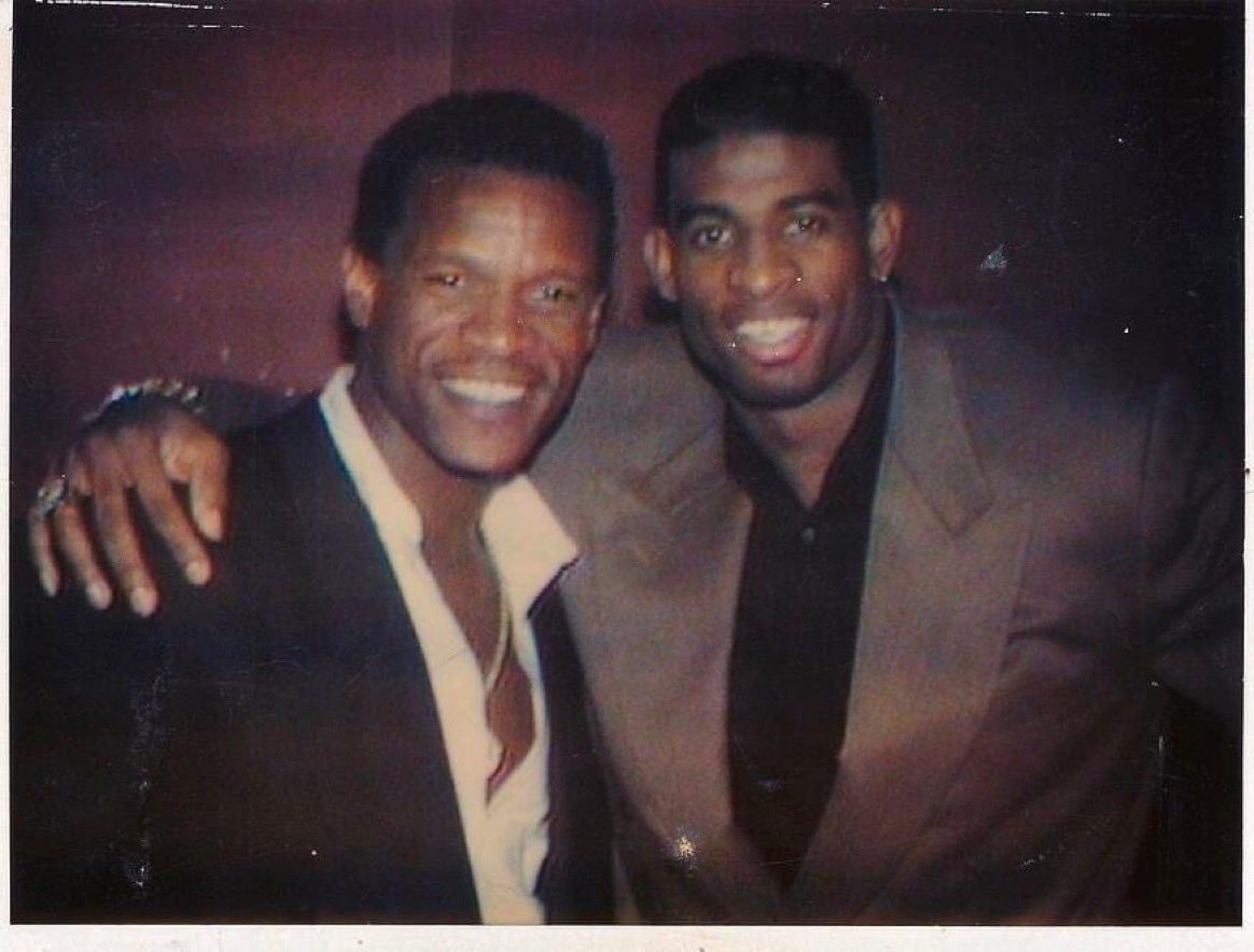 Rickey Henderson and Deion.