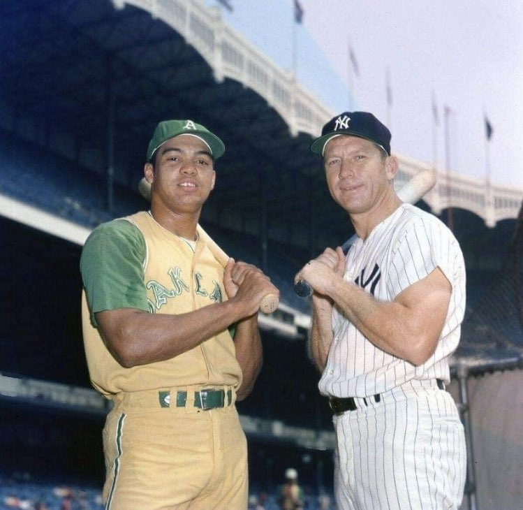 Reggie Jackson and Mickey Mantle.