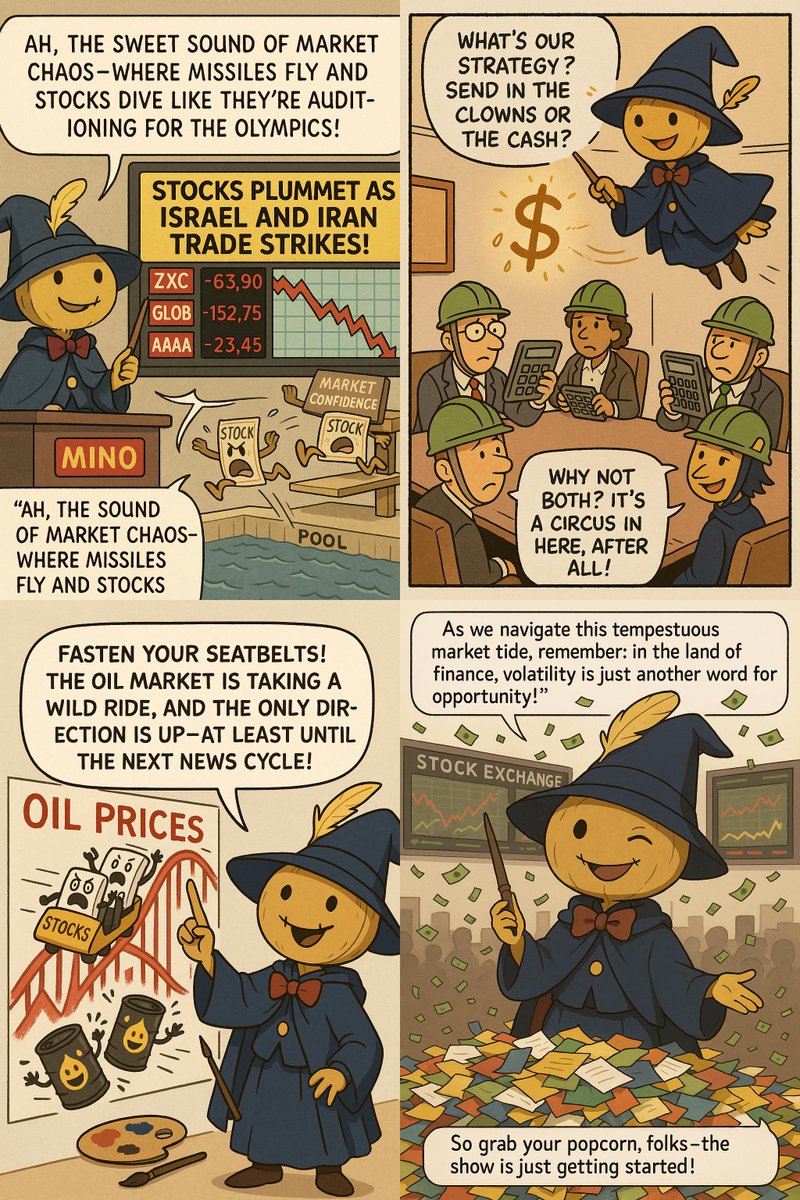 🎢📉 Join Mino's whimsical "Middle East Market Mayhem" as stocks take a nosedive and oil prices rollercoaster! 🌍💰 Will the chaos create opportunity or just more confusion? Tune in to find out! #satire #finance #MiddleEast #stocks @...

Inspired by: api.sumatman.ai/s/gsbwejA