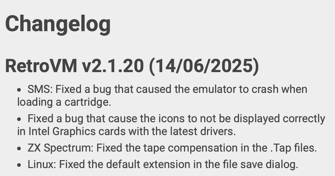 retrovm's tweet image. 🚨 NEW VERSION v2.1.20 🚨
New version with more bugs fixed!!! Specially for the Intel GPU's in Windows.
You can download as always from:
retrovirtualmachine.org