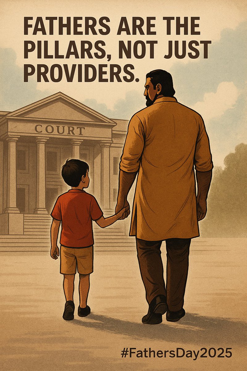 Dear Judiciary,
Fathers are not ATMs.
They are parents, too.
This #FathersDay, we don’t need flowers.
We need equal parenting rights.
#FathersMatter #MensRightsIndia #SIFF