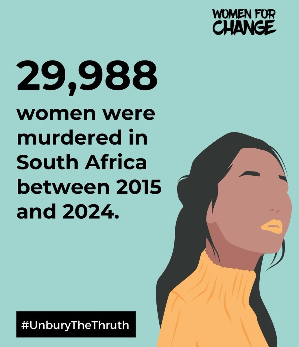 womenforchange5's tweet photo. Women are being killed every day. Survivors are either turned away at police stations or silenced. These manipulated numbers don’t reflect our reality, they erase it. @SAPoliceService @Senzo_Mchunu_ @ActionSocietySA @IanCameron23 https://t.co/5rEWYPQGtw