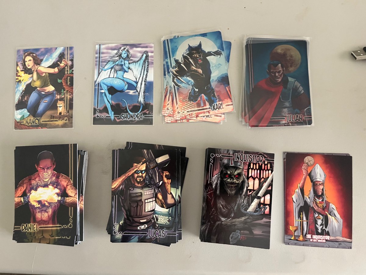 just broke 5.2 K on FundMyComic for The Mythicals 3! 

some of the add-ons are dwindling. Only six remaining for the blank sketch cover of #1 and I think less than 10 sets for the trading cards... don’t be a FOMO