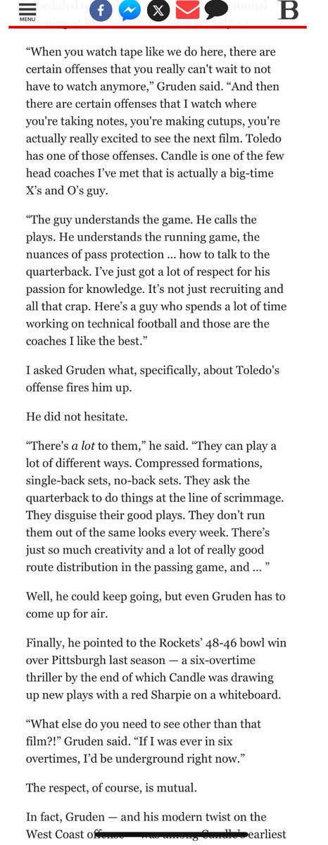 Bryan Gasser (@coachbgasser) on Twitter photo Want to play for one of the best Offensive Play Callers in the country? <a href="/BarstoolGruden/">Jon Gruden</a> will tell you why it doesn’t get any better than playing for <a href="/CoachCandle/">Jason Candle</a> <a href="/ToledoFB/">Toledo Football</a> 🗣️🚀🚀🚀 Want to play for one of the best Offensive Play Callers in the country? <a href="/BarstoolGruden/">Jon Gruden</a> will tell you why it doesn’t get any better than playing for <a href="/CoachCandle/">Jason Candle</a> <a href="/ToledoFB/">Toledo Football</a> 🗣️🚀🚀🚀