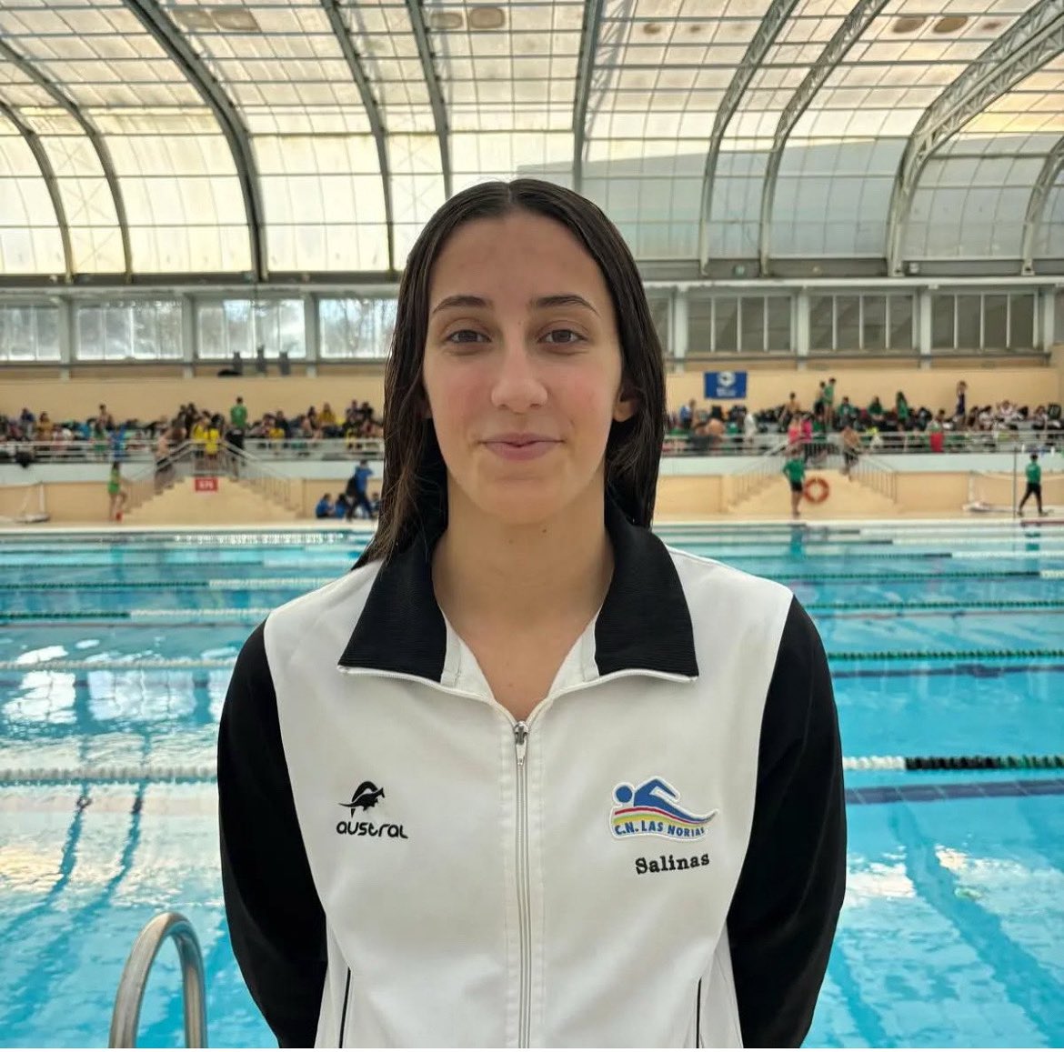 Lucía Salinas (2006) CN Las Norias
5ª en la final B de 50 libres y 4ª Sub 20 con 26,52 récord absoluto de La Rioja #Natación #LaRioja