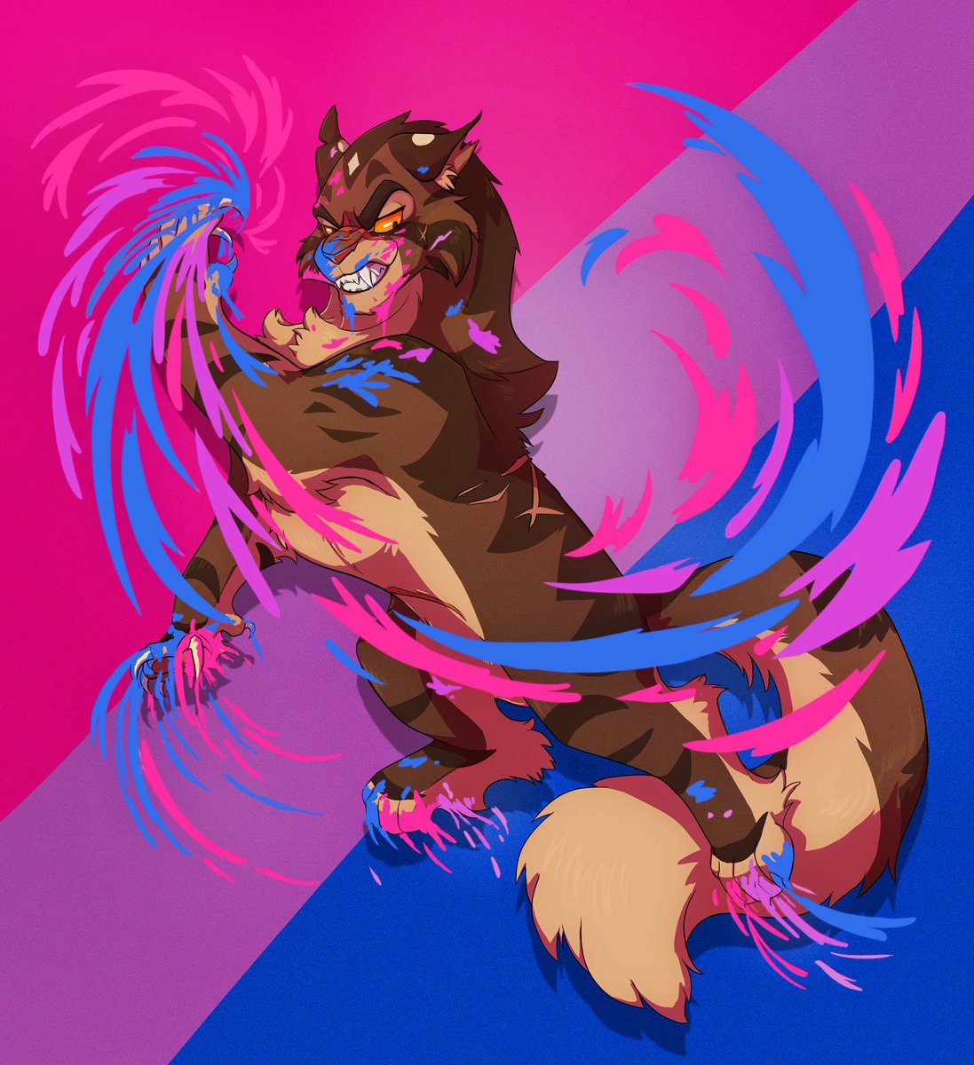 DarkPetalkit's tweet photo. Happy Pride from Tigerstar! 🩷💙💜

#warriorscats #warriorcats #tigerclaw #Tigerstar #wctwt https://t.co/q2zCdi2Liw