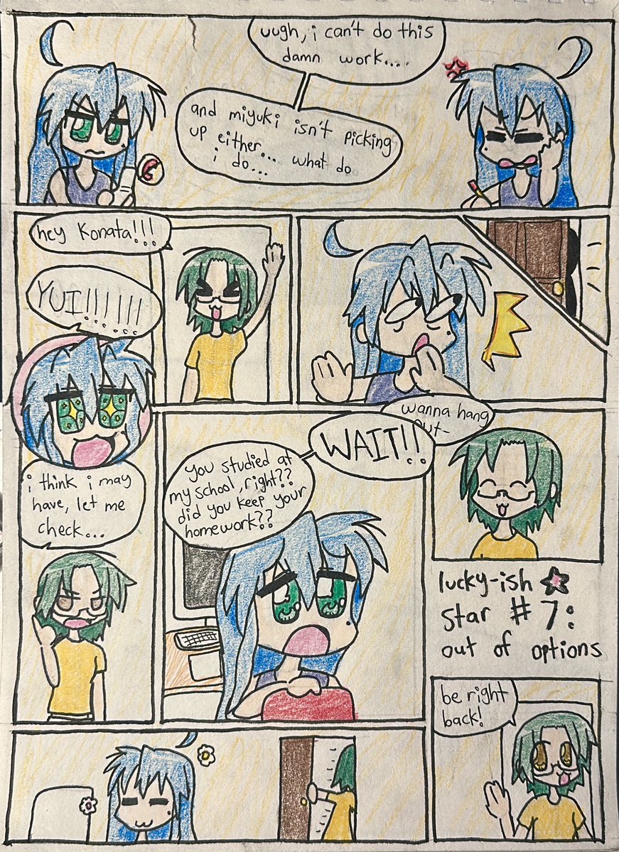 maybeclem's tweet image. lucky-ish ☆ star #7: out of options