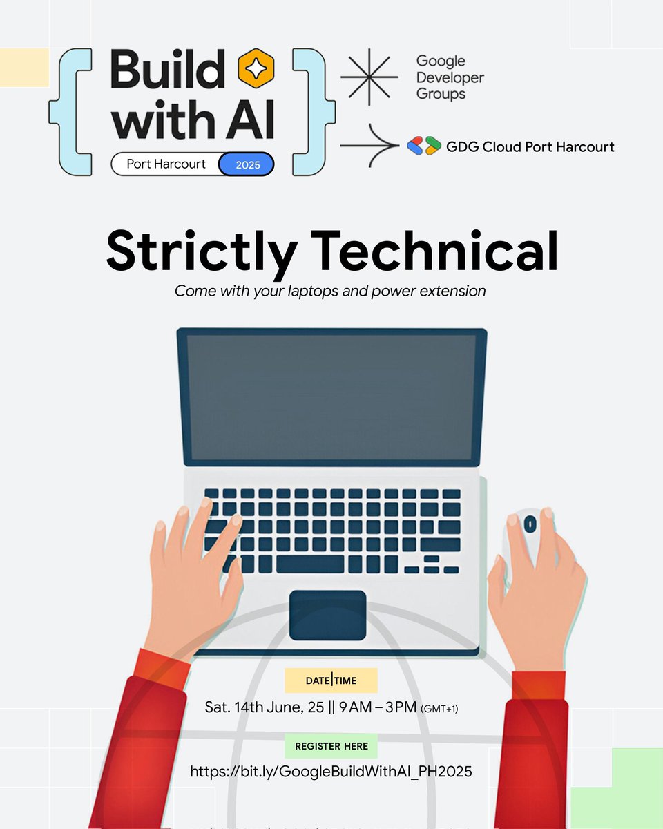 144_soala's tweet image. Today, I went for a tech event on AI made, learnt a lot though. Networked, but couldn't get my API key.
#buildwithaiphc2025