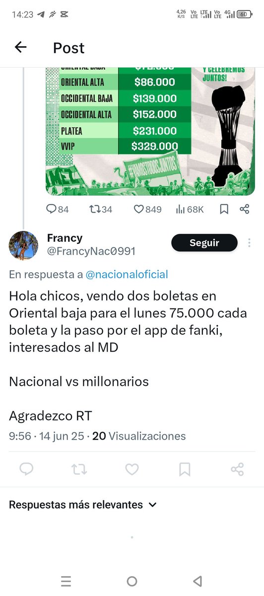 bra_jer's tweet image. Cuidado con este perfil, es una estafa, cambian nombres cada rato, ojo @ElChiruza @EstafaBoletas @greenedwar @juandl84 @nacionaloficial @NegroJust @NOTICIASDEVERDE 

Favor RT
