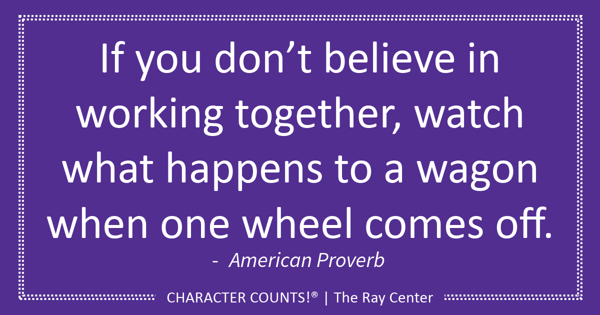 TheRayCenter's tweet image. We must all do our share to make our home, school, and community better.💜

#CHARACTERCOUNTS! #SixPillars #GoodCitizenship