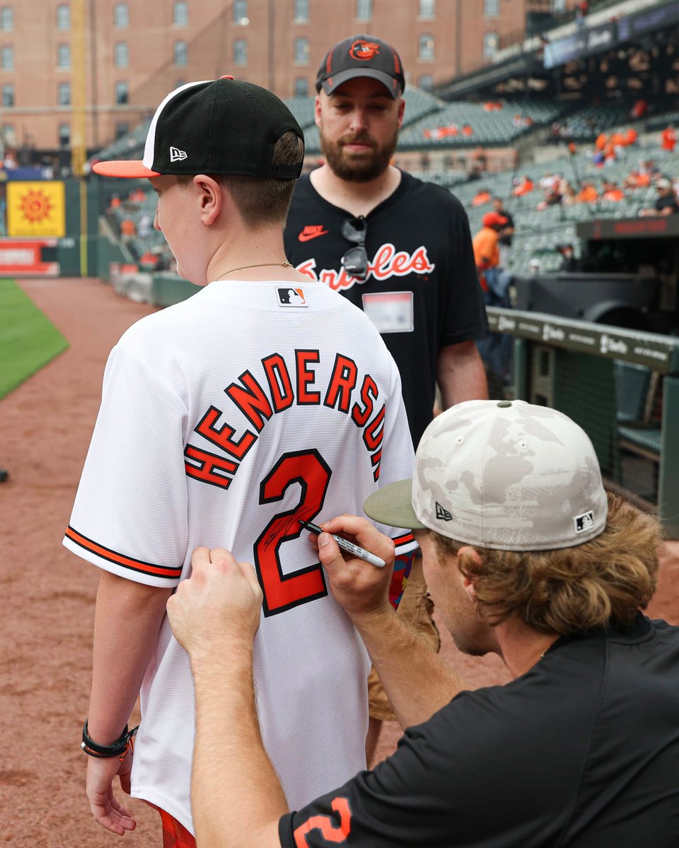 OsCommunity's tweet image. We partnered with @MakeAWish to grant Justin's wish of meeting Gunnar Henderson!