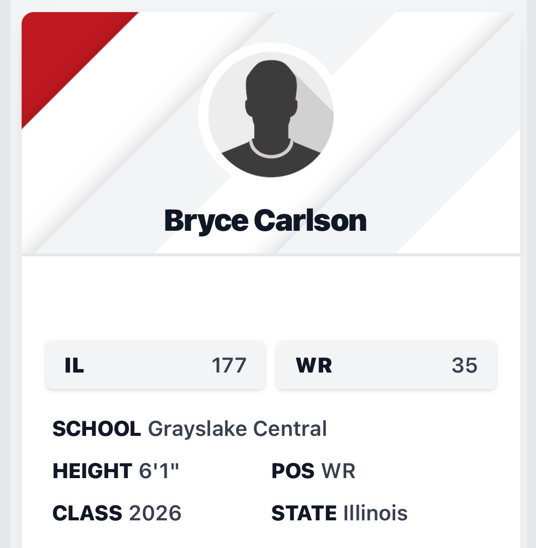 Grateful to be ranked 35th for Wide Receivers in Illinois. <a href="/regmac33/">Reggie McClure II</a> <a href="/GridironRams/">Grayslake Central Rams 🏈</a> <a href="/PrepRedzoneIL/">Prep Redzone Illinois</a> <a href="/EDGYTIM/">Timothy “EDGYTIM” OHalloran</a> <a href="/DeepDishFB/">DEEP DISH FOOTBALL</a> <a href="/TNTignite/">TNT Ignite</a>