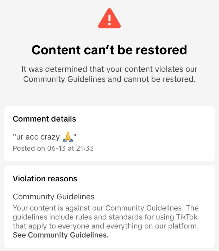 TikTok can acc piss off bro what do you mean 😭