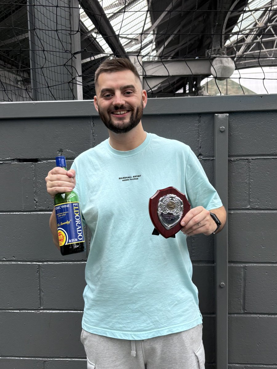 The Eldorado Cup and the Pizzeria Plate unfortunately were out of our grasp this year.

We have claimed the most important prize - The Charity Shield 🛡️🏆

The prize issued for the group that raised the most money for Dementia Scotland. 

Thank you. This is only possible because