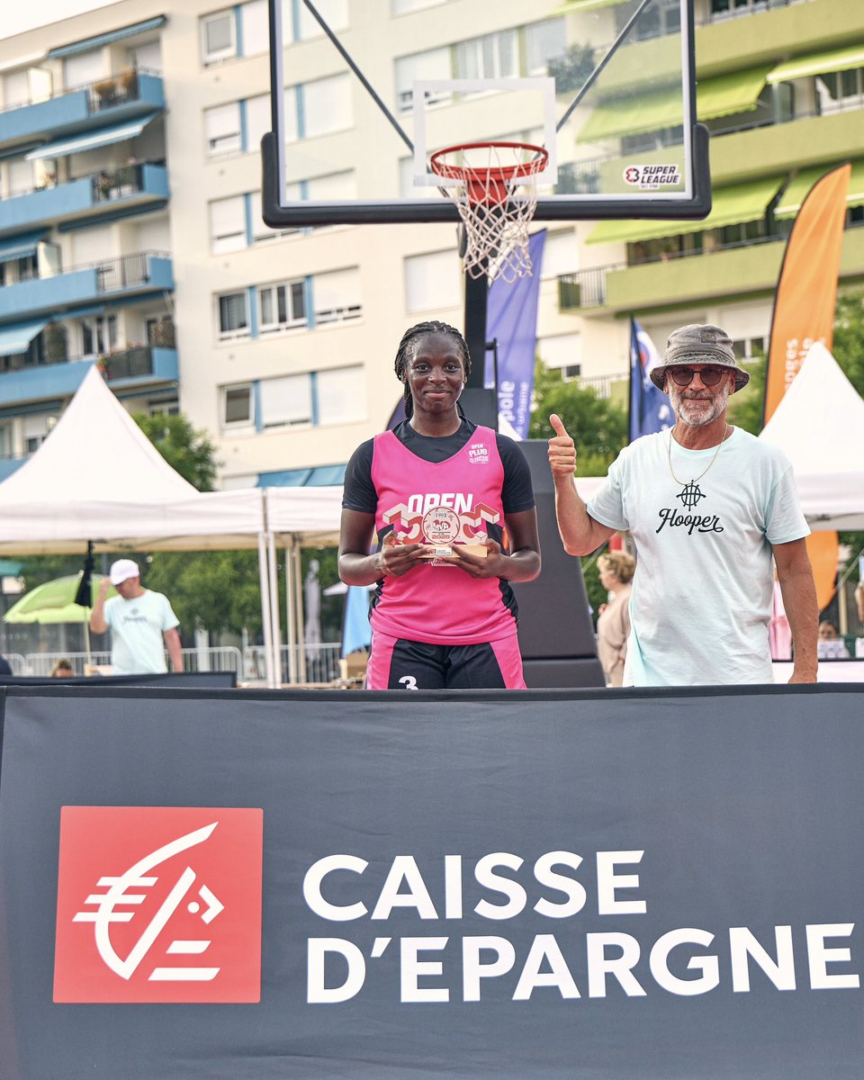 MVP x3️⃣ by Caisse d’Épargne 👑

Brochette de MVP à Limoges, Vincent Fauché et Clément Peinte de BshopBasketball et Jessica Mavambou de Lille’Loko 💪

#SLopen3x3 | #OpenPlus3x3