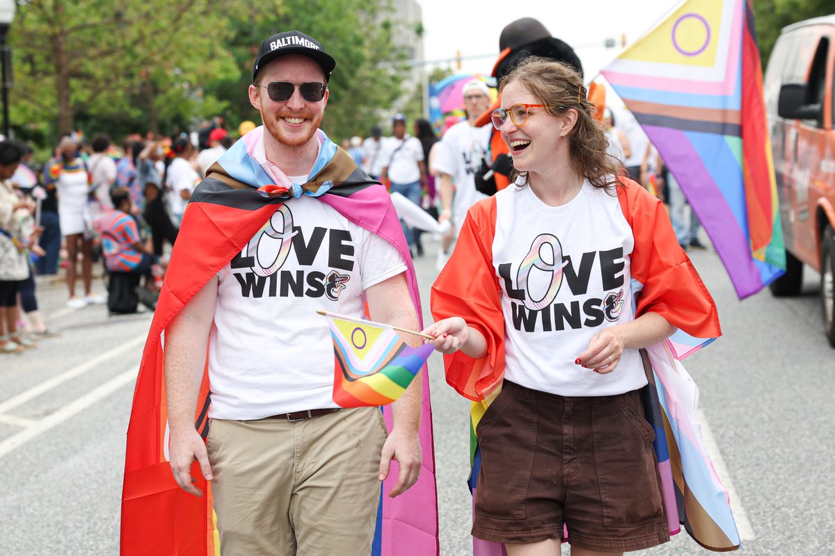 OsCommunity's tweet image. Today, we celebrated Pride at the Baltimore Pride Parade!