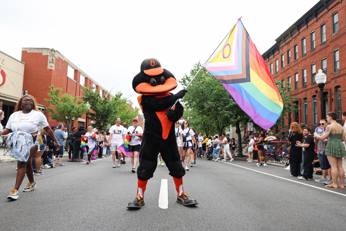 OsCommunity's tweet image. Today, we celebrated Pride at the Baltimore Pride Parade!