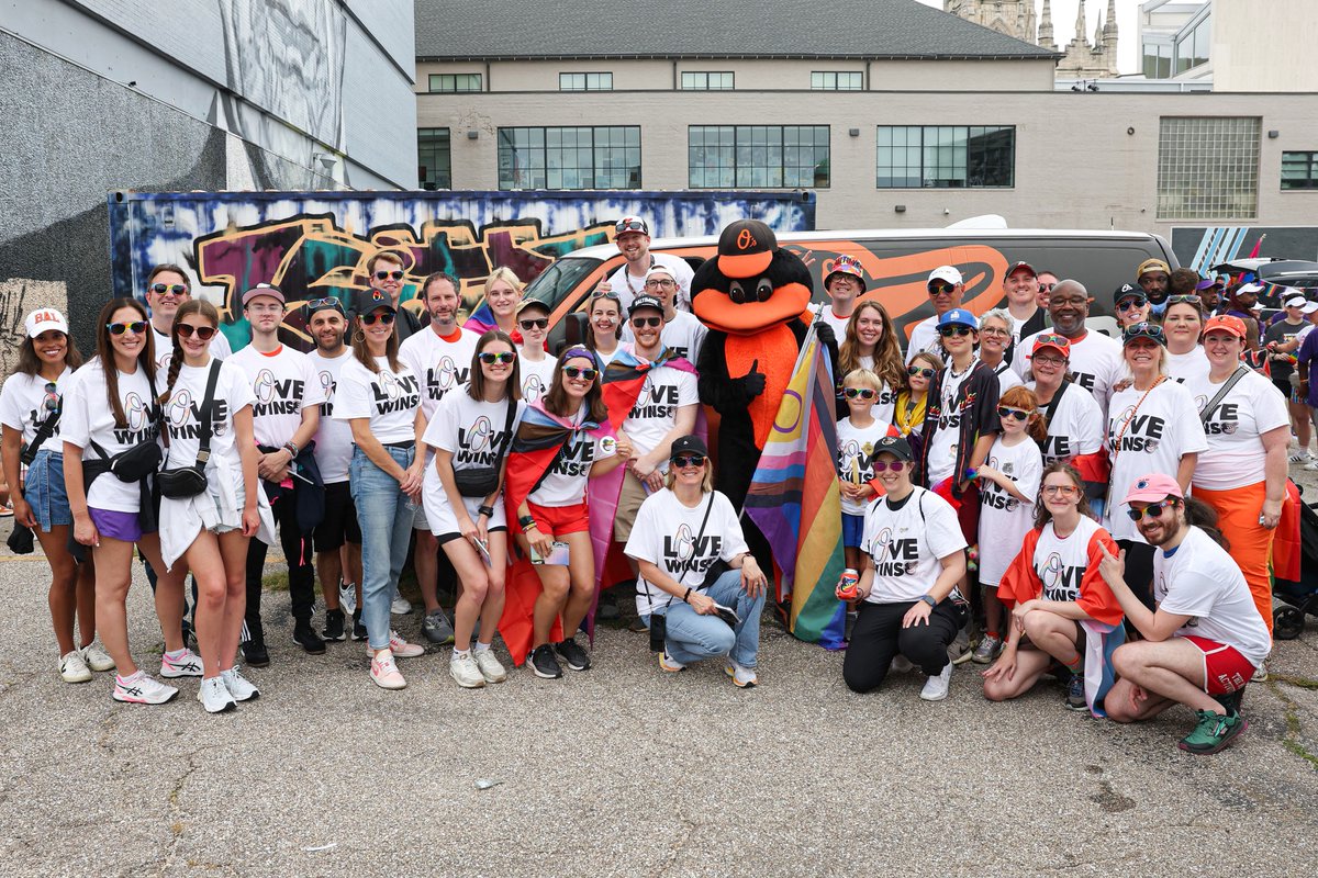 OsCommunity's tweet image. Today, we celebrated Pride at the Baltimore Pride Parade!