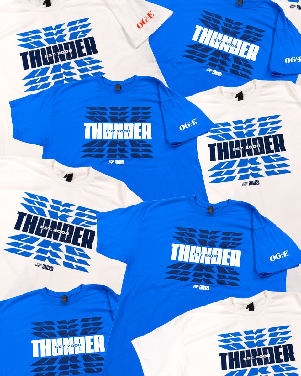Loud City, these are for you 🗣️

Game 5 shirts from <a href="/OGandE/">OG&E</a> are in the building 🙌