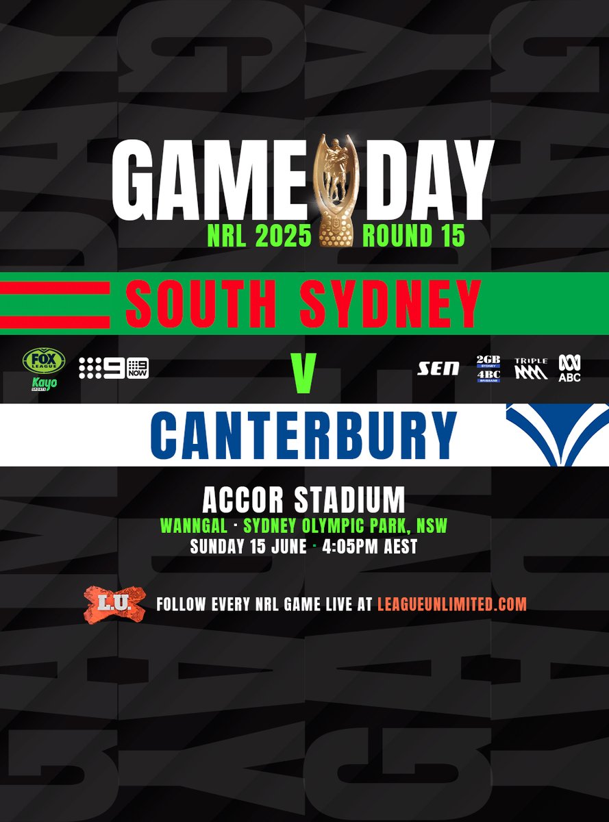 One match of #NRL to close out Round 15 of the premiership.

Preview of #NRLSouthsBulldogs with <a href="/lukejobson97/">Luke J</a> -- leagueunlimited.com/news/42444-rab…

FREE match programme: leagueunlimited.com/the-front-row 

Live blog with <a href="/SulloReport/">Rhys 🇦🇺❗️</a> at 4pm, late mail 3:05pm!