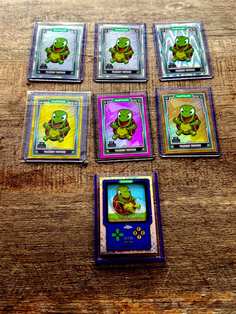 So into #veefriends #toppschrome these days! <a href="/Topps/">Topps</a> <a href="/veefriends/">VeeFriends</a>