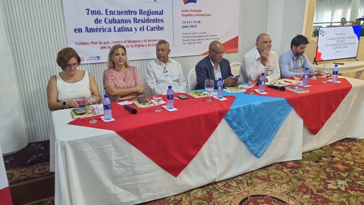 Siga la transmisión del 7mo Encuentro Regional de Cubanos Residentes en América Latina y el Caribe #JuntosXCuba🇨🇺 y contra el #BloqueoGenocida 

👉youtube.com/live/VW12PyxtD…