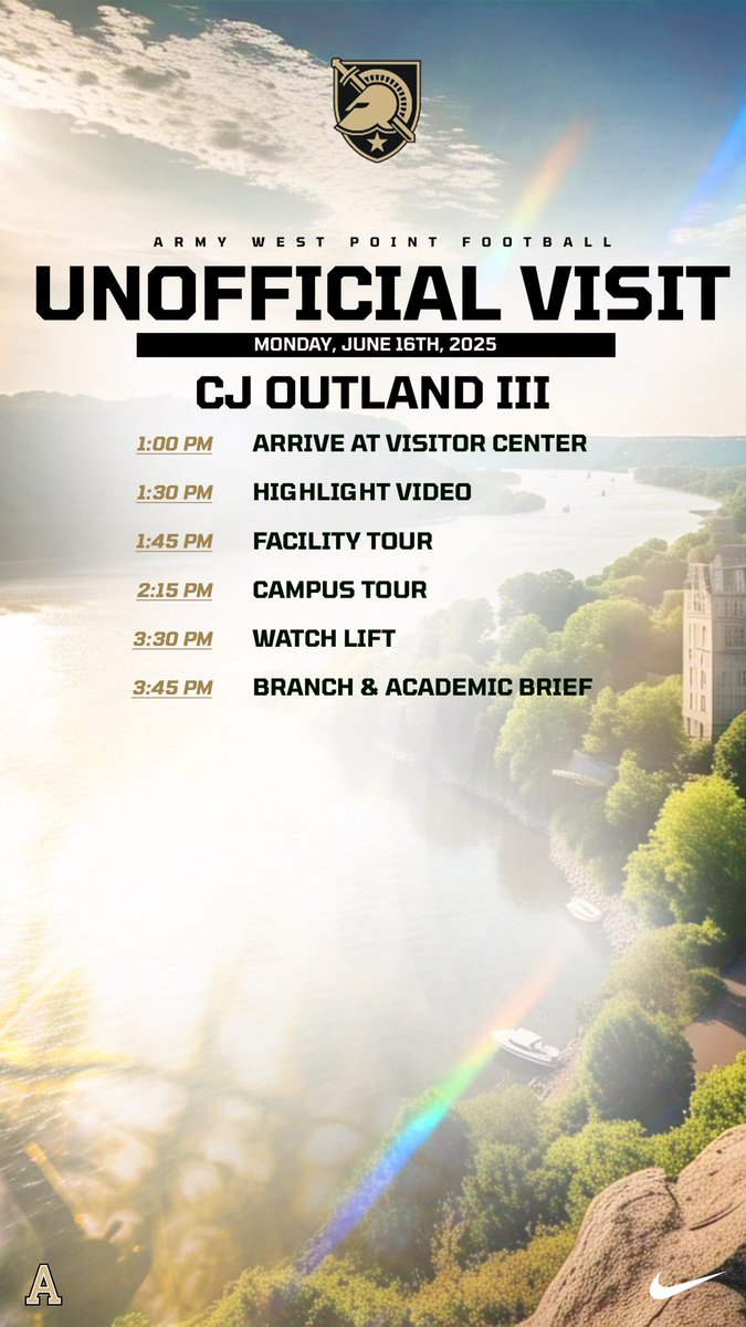 CEOTrey26's tweet image. Excited, honored, and looking forward to visiting @ArmyWP_Football !
@CoachASmith3 @CoachASmith_ 
@FCS_Recruiting @PaladinsFCS