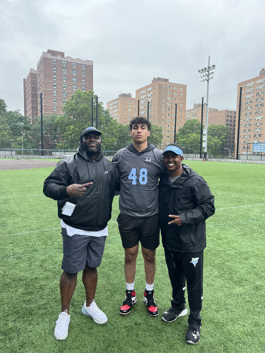laz_lima's tweet image. Had a great time today at the LIU camp! Was able to get taught by some great coaches. 
Class of 2026
@CoachRobertson2 @CoachSanchezDL @CoachGadJacobs @Coach_Ogbu @CoachRCooper @_dlmerritt @Coach_Hammock