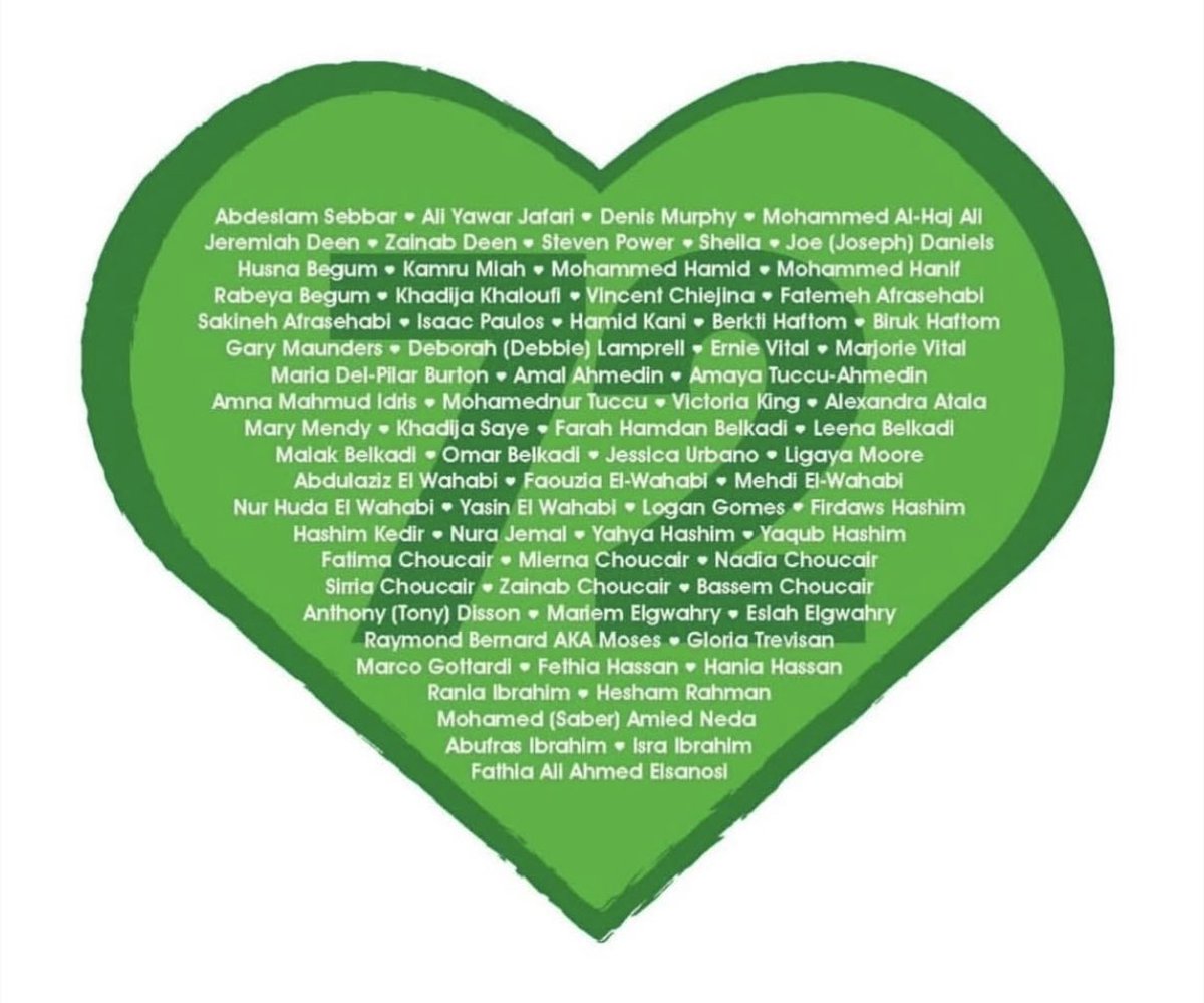 #NorwoodGreen &amp; ##Southall residents - Today marks the 8th anniversary of the tragic #GrenfellTower fire. 
We pray &amp; remember the 72 people who lost their lives &amp; all their loved ones who have been affected by this tragedy 💚 #YNWA