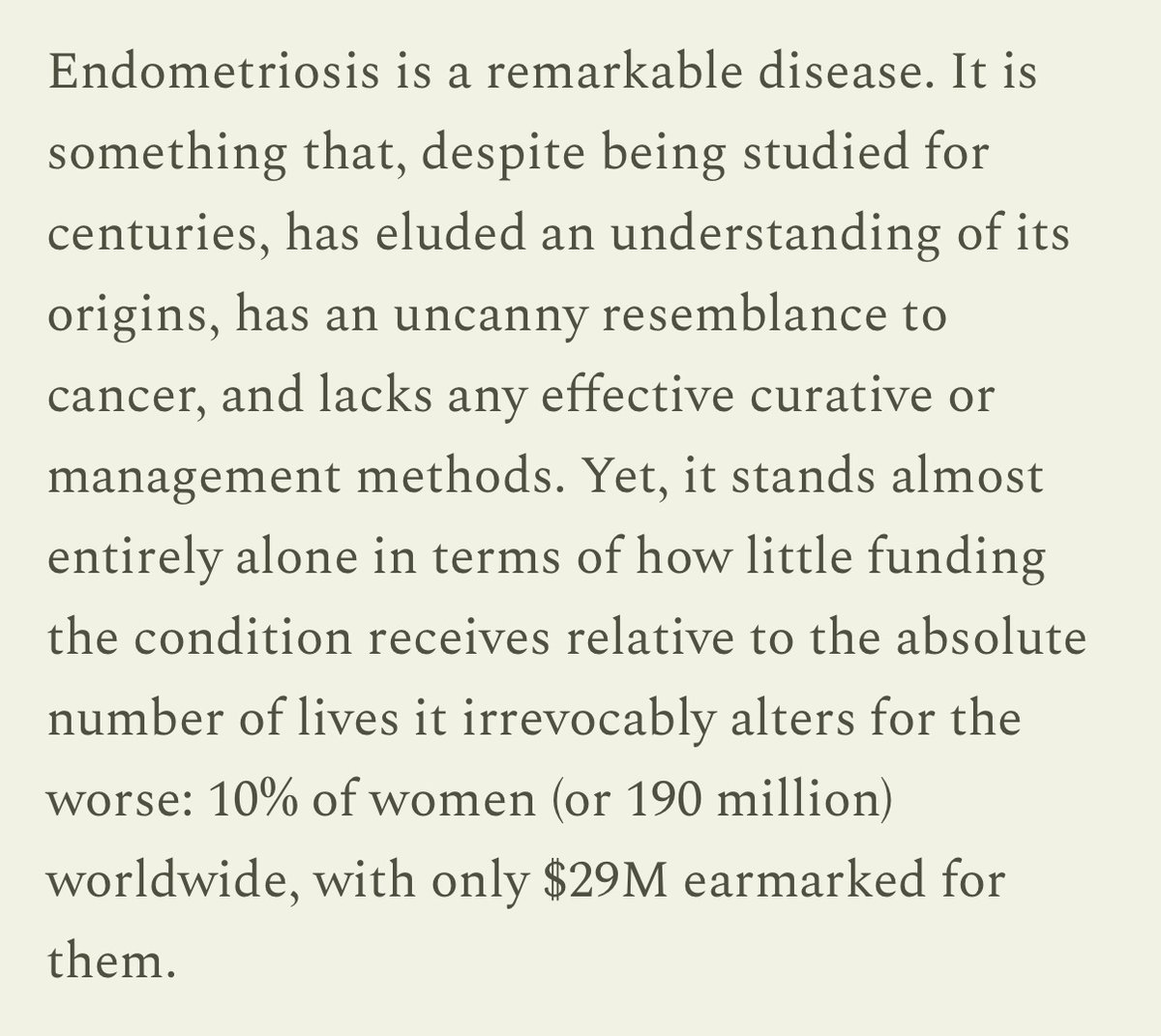 kaseyklimes's tweet photo. important essay — one that I hope earns more attention to a horribly debilitating, deeply misunderstood, and grossly underfunded disease https://t.co/v6iQkk4kEL